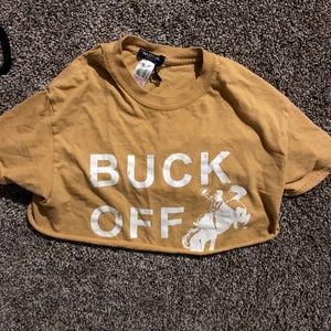 nasty gal Buck Off shirt